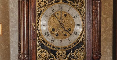 Grandfather clock after complete restoration