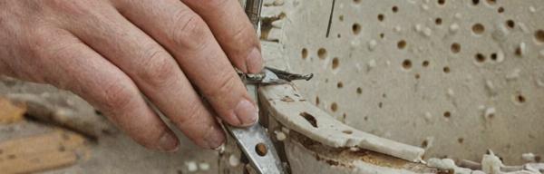 Porcelain repair and restoration work