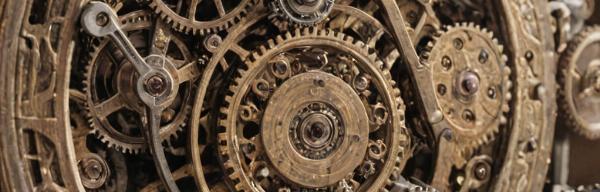 Antique clock mechanism restoration