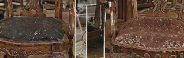 Antique furniture restoration process